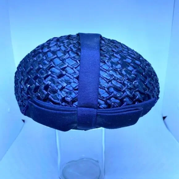 Vintage Roi Chanda Boutique Blue Hat - Picture 4 of 9